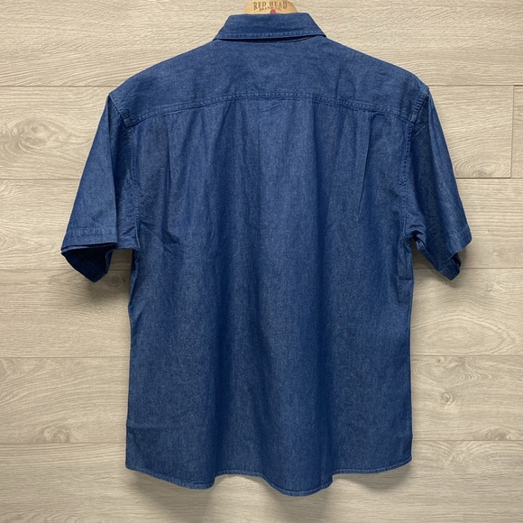 STONE WASHED DENIM SHIRT - Picture 4 of 7